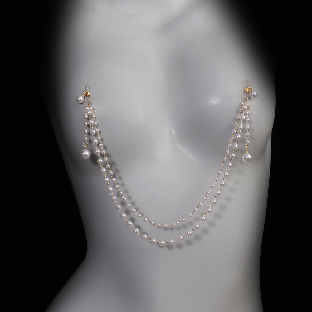 Body Jewelry Piercing - Corrente de Peito com Borlas de