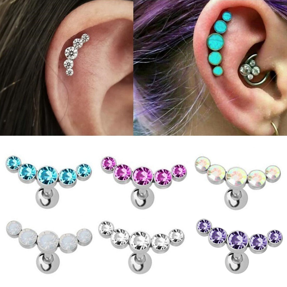 Body Jewelry Cartilage Earrings - 1 Peça Brinco de Piercing de