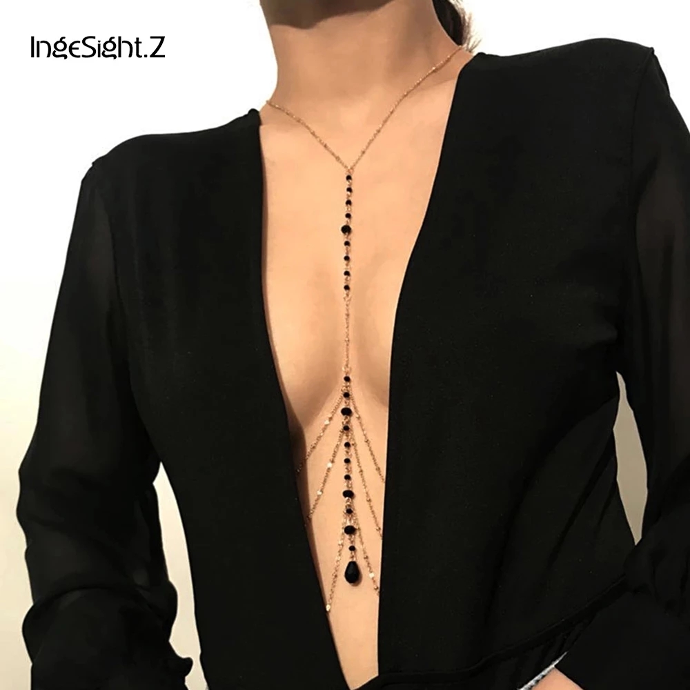 Body Jewelry Retainers - IngeSight.Z-Colar de corrente estilo simples para