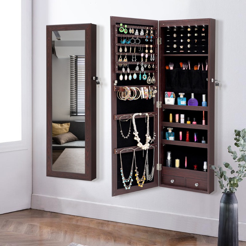 Body Jewelry Storage - Espelho de corpo inteiro espelho de